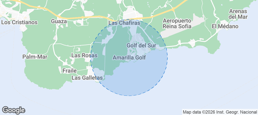 Amarilla Golf Airbnb map